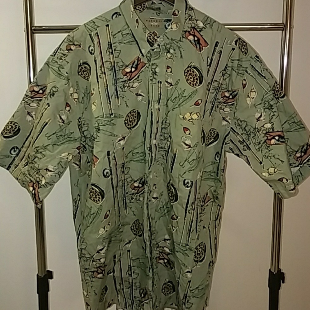 Vintage Fishing Trip Button Down Shirt